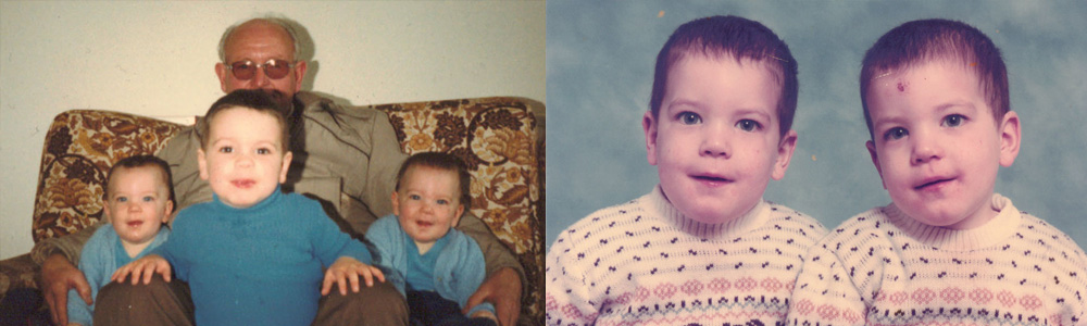 Twins Hair: Childhood Photo 1